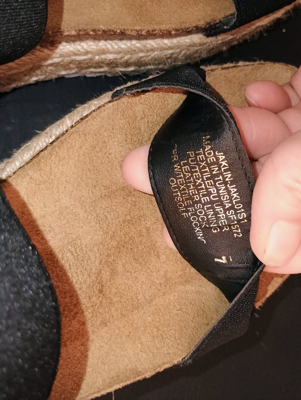 NWOT | Steve Madden Black Jaklin Espadrille - Picture 10 of 11